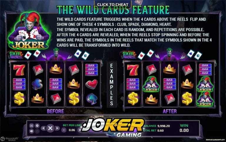 รีวิวเกม Joker Madness slotcenter.info